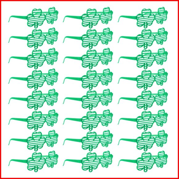 Plastic Shutter Sunglasses St Patricks Day Party Props Novelty Glasses main image 5